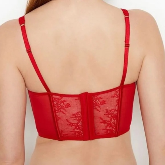 *SOLD* Victoria’s Secret Dream Angels Unlined Lace-Up Corset Top - Picture 5 of 8
